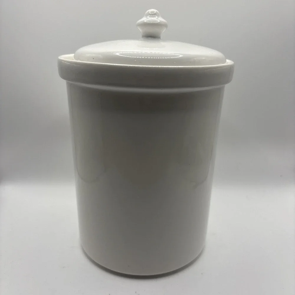 Vtg Barney Saltzberg Chefs Cartoon 1983 Ceramic Coffee‎ Canister Cookie Jar READ